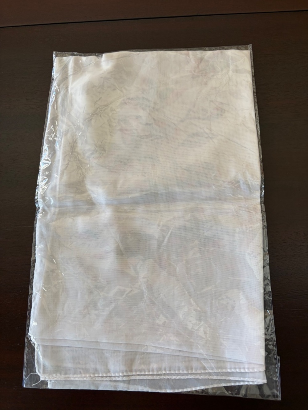Beautiful Scarf White with Red Roses - Picture 3 of 6